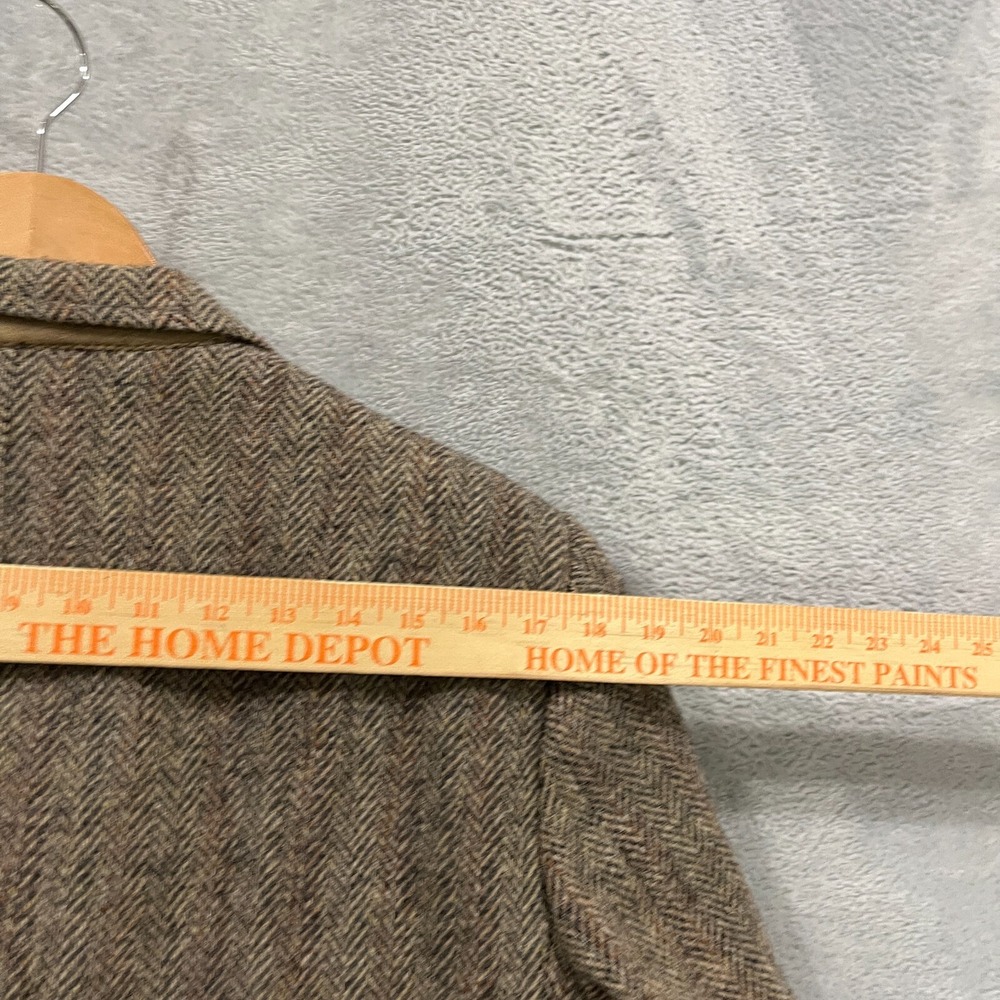 VTG Harris Tweed Blazer Men 40R Scottish Wool Nordstrom Herringbone Sport‎ Coat - Picture 11 of 14